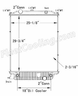 Picture of Spartan Radiator - Plastic Tank TR7185P