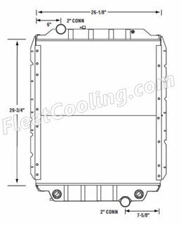 Picture of Spartan Radiator - Solder On Tank TR7185S