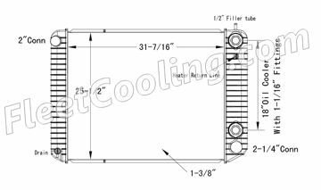 Picture of Chevrolet / GMC Radiator - Plastic Tank TR7190P