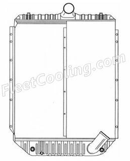 Picture of International Navistar Radiator - Solder On Tank TR7310S