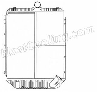 Picture of International Navistar Radiator - Solder On Tank TR7320S