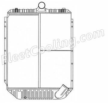 Picture of International Navistar Radiator - Solder On Tank TR7320S