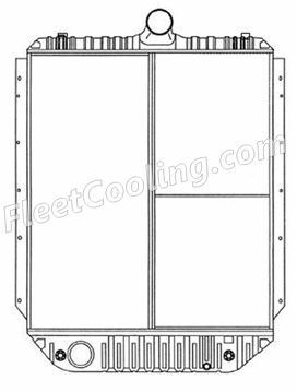 Picture of IC Corporation, International Navistar Radiator - Solder On Tank TR7331S