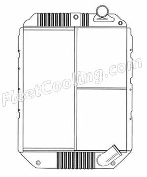Picture of International Navistar Radiator - Solder On Tank TR7333S