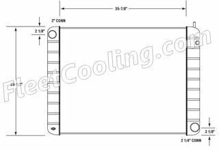 Picture of Chevrolet / GMC Radiator - Solder On Tank TR7334S