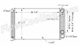 Picture of Chevrolet / GMC Radiator - Plastic Tank TR7348P