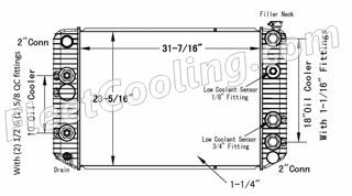 Picture of Chevrolet / GMC Radiator - Plastic Tank TR7379P