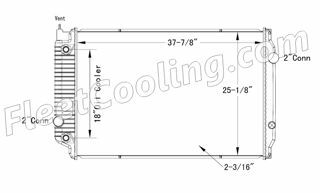 Picture of Magnum, Safari Radiator - Plastic Tank TR7388P