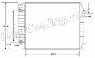 Picture of Magnum, Safari Radiator - Solder On Tank TR7388S