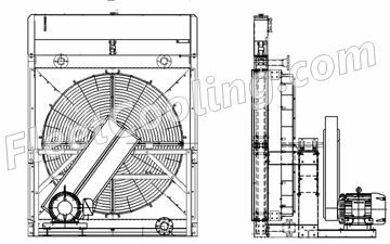 Picture of Caterpillar Radiator - Bolt On Tank TR7404