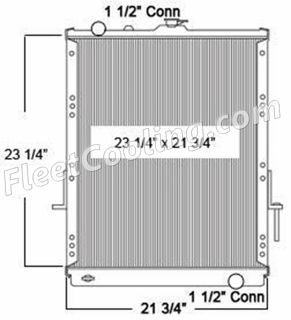 Picture of Isuzu Radiator - Plastic Tank TR7406P