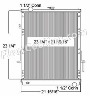 Picture of Isuzu Radiator - Plastic Tank TR7416P