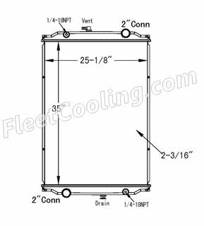 Picture of Spartan Radiator - Plastic Tank TR7447P