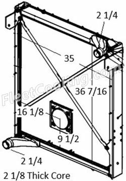 Picture of Autocar Radiator - Plastic Tank TR7568PF