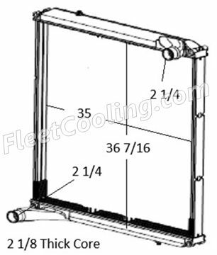 Picture of Autocar Radiator - Plastic Tank TR7569P