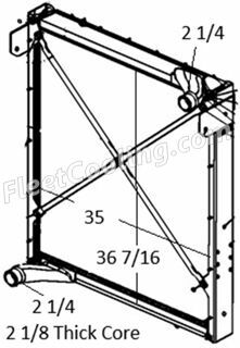 Picture of Autocar Radiator - Plastic Tank TR7569PF