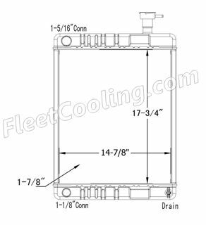 Picture of Lincoln Welder Radiator - All Aluminum TR7700