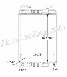 Picture of Lincoln Welder Radiator - All Aluminum TR7701