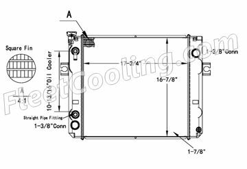 Picture of TCM Radiator - Plastic Tank TR7782