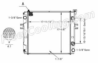 Picture of Toyota Radiator - Plastic Tank TR7783