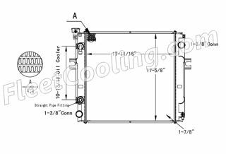 Picture of Nissan Radiator - Plastic Tank TR7788