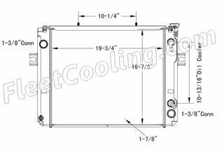 Picture of Toyota Radiator - Plastic Tank TR7798