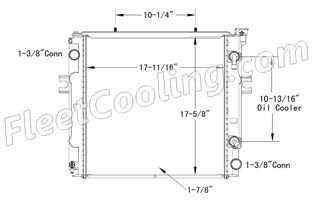 Picture of Toyota Radiator - Plastic Tank TR7799