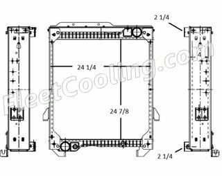 Picture of Caterpillar Radiator - Plastic Tank TR7809