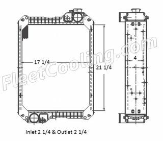 Picture of Case International Radiator - Plastic Tank TR7890