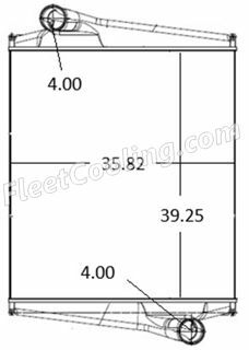 Picture of Prevost Charge Air Cooler CA1341