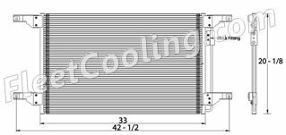 Picture of Freightliner, Sterling Condenser AC0363