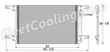 Picture of Freightliner, Sterling Condenser AC0363