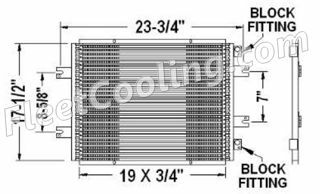 Picture of Ford / Sterling, International Navistar Condenser AC0584