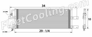 Picture of Freightliner Condenser AC0607