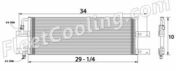 Picture of Freightliner Condenser AC0607