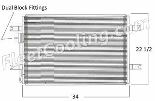 Picture of Freightliner Condenser AC0609