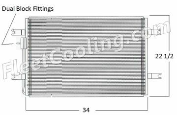 Picture of Freightliner Condenser AC0609