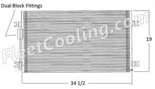 Picture of Freightliner, Sterling Condenser AC0612