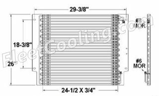 Picture of Freightliner, Sterling Condenser AC0741