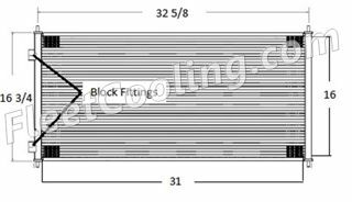 Picture of International Navistar Condenser AC0803