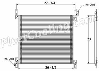 Picture of International Navistar Condenser AC0806