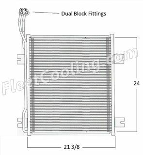 Picture of International Navistar Condenser AC0808