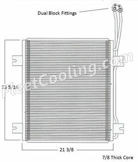 Picture of International Navistar Condenser AC0812