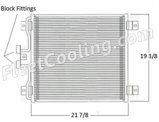 Picture of International Navistar Condenser AC0816