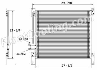 Picture of International Navistar Condenser AC0822