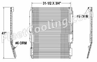 Picture of Kenworth Condenser AC1007