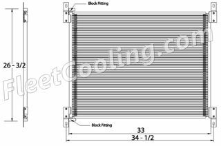 Picture of Kenworth Condenser AC1014