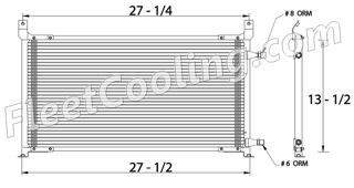 Picture of Volvo Condenser AC1614