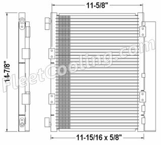 Picture of Chevrolet / GMC, Isuzu Condenser AC2100