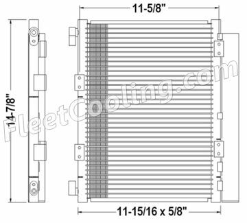 Picture of Chevrolet / GMC, Isuzu Condenser AC2100